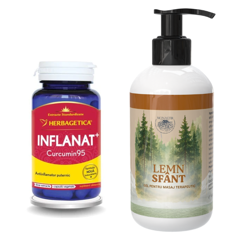 Pachet Palo Santo + Inflanat Curcumin 95