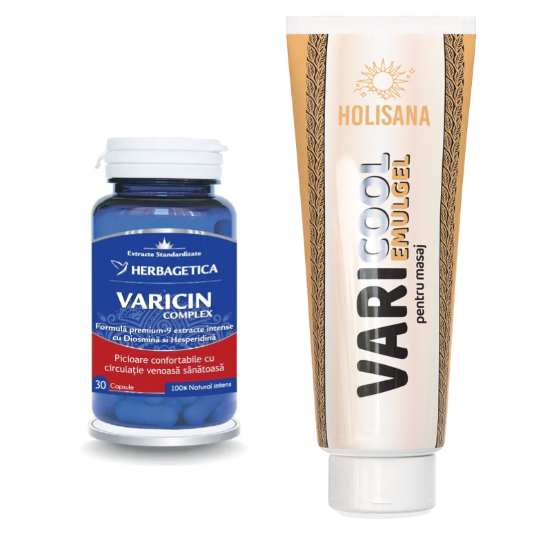 Pachet VariCool 100ml + Varicin Complex