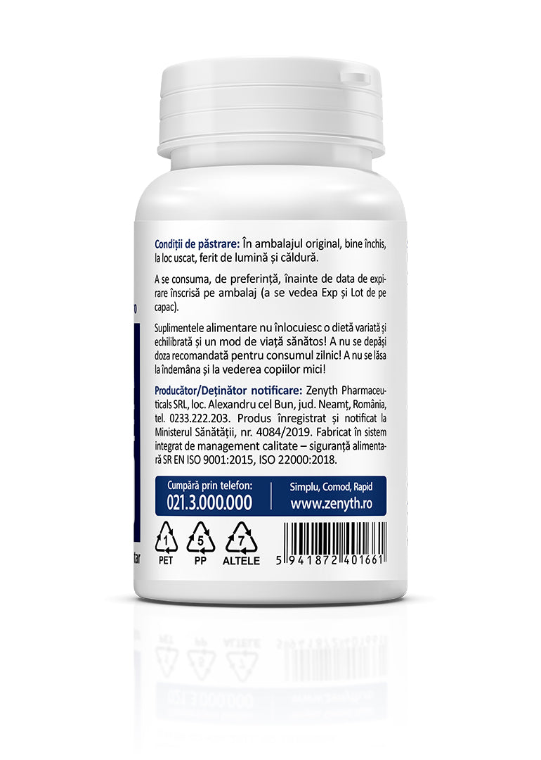 Magneziu Bisglicinat 1000 mg, 30 caps