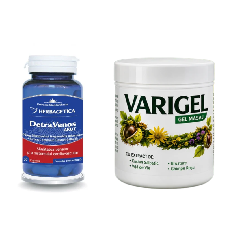 Pachet Varigel + Detravenos Akut