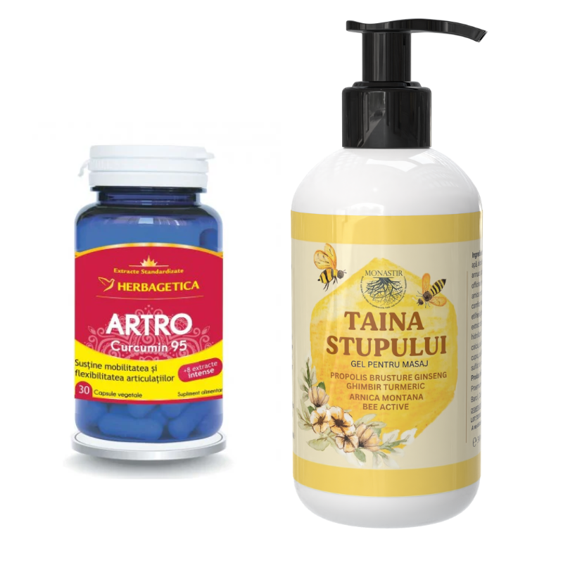 Pachet Taina Stupului + Artro Curcumin 95