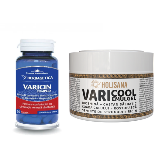Pachet VariCool 300ml + Varicin Complex