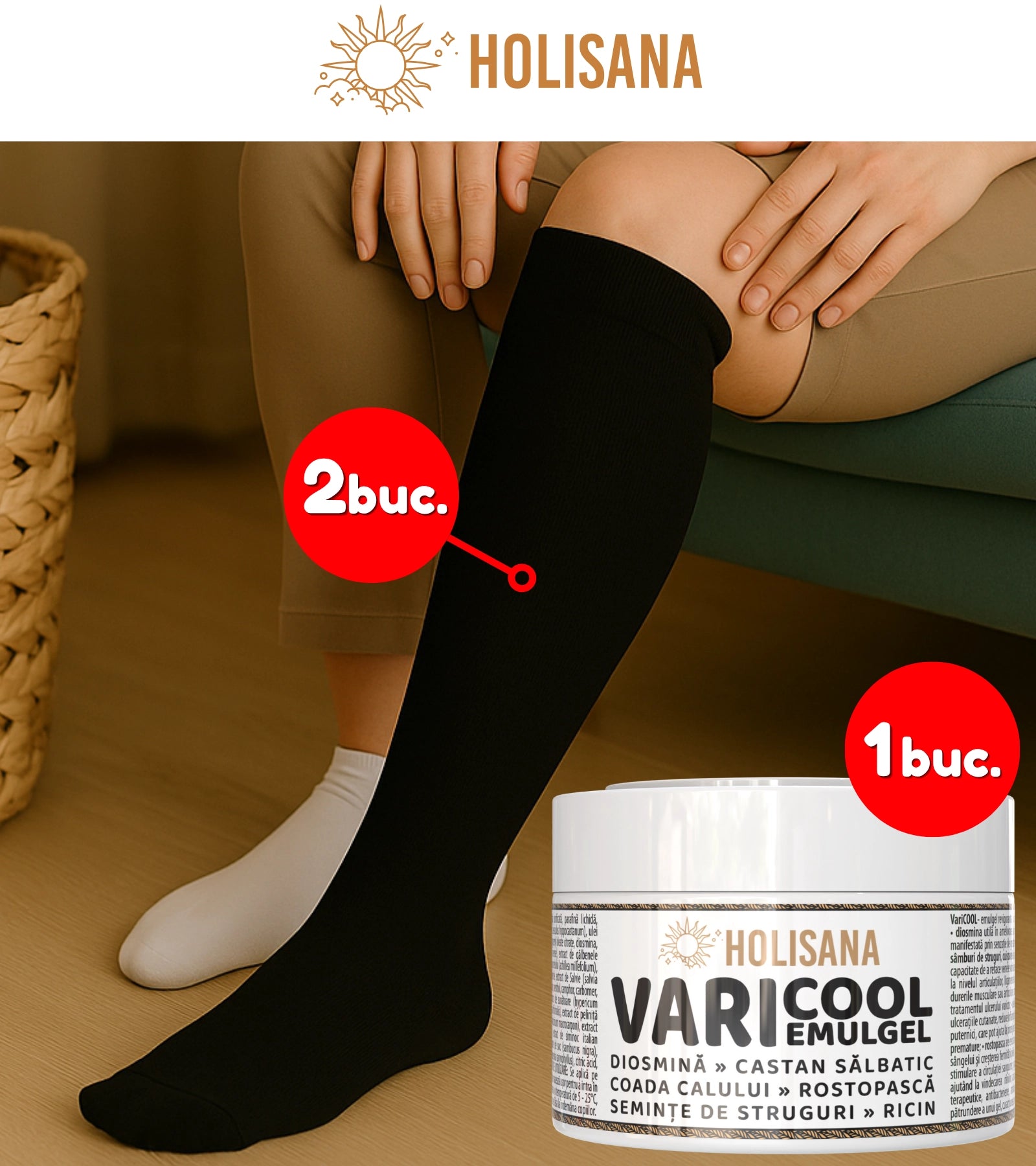 Pachet VariCool + Sosete Compresive