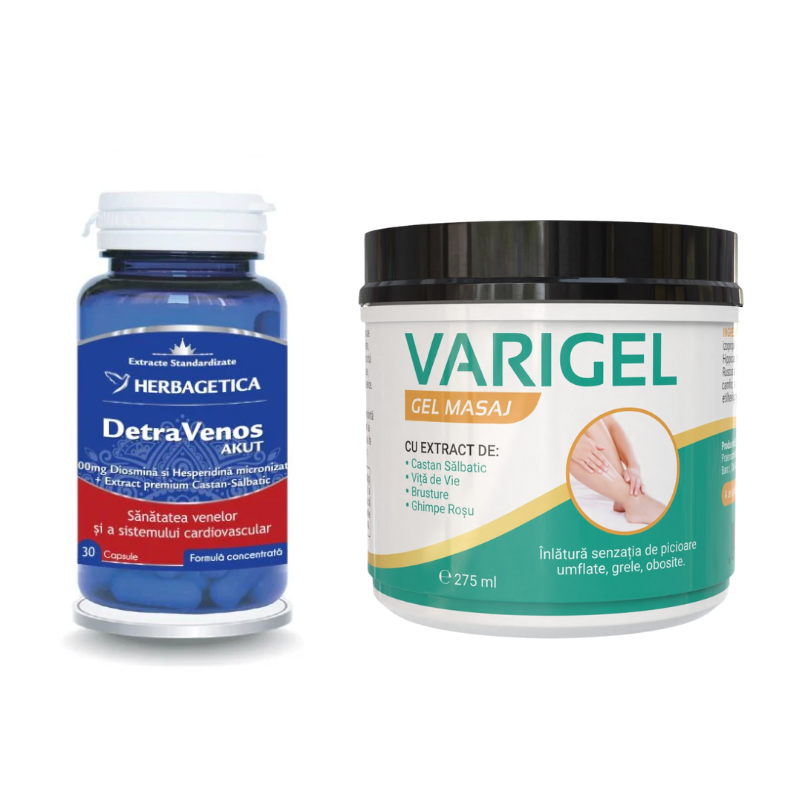 Pachet Varigel + Detravenos Akut