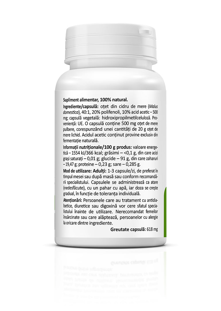 Otet din cidru de mere, 60 caps