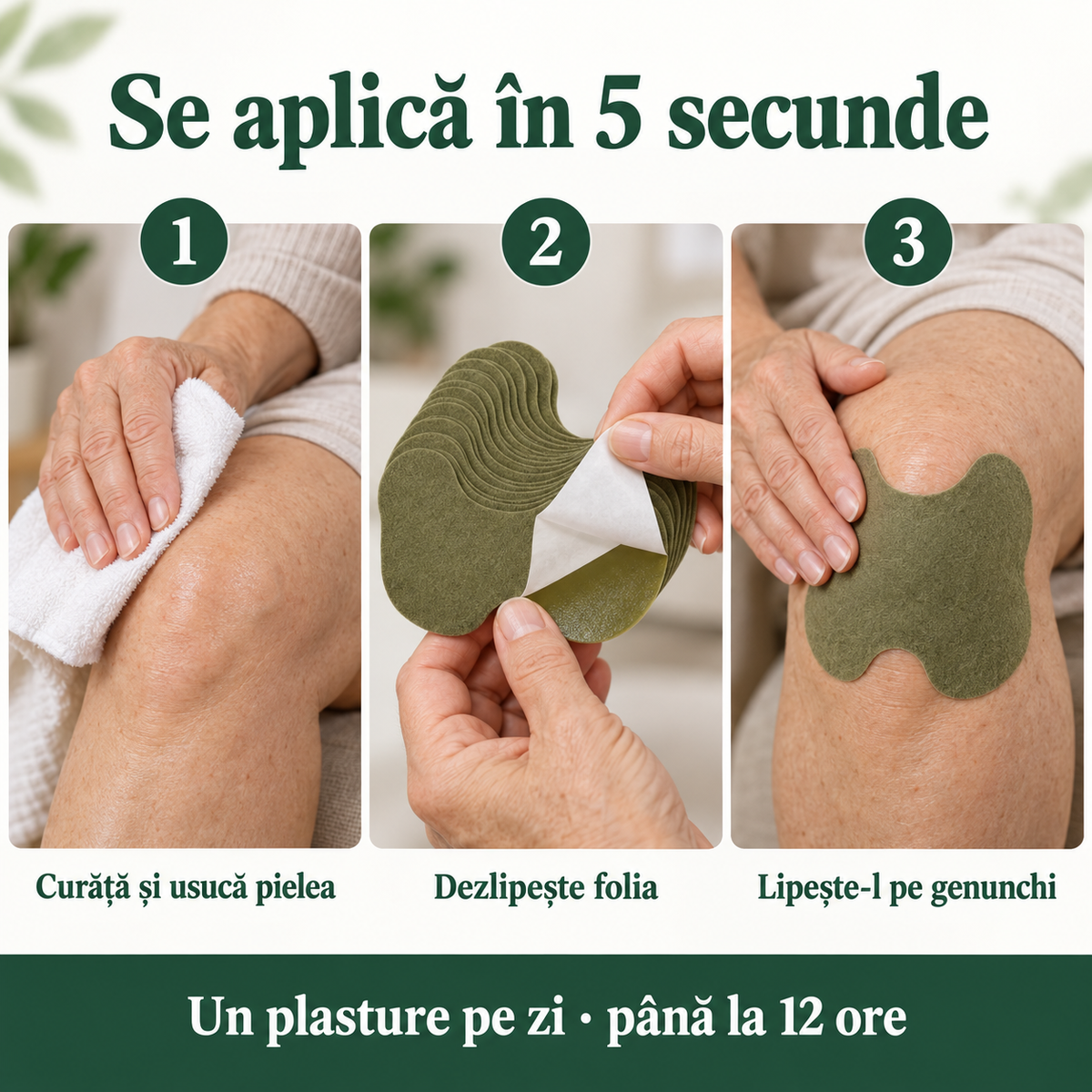 Cum se aplică plasturele cu pelin