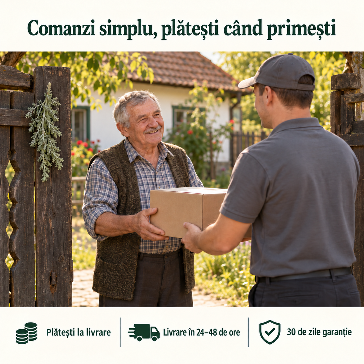 Plătești la livrare