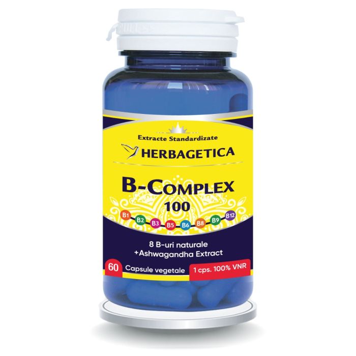 Capsule metabolism - B COMPLEX 100, 60 caps