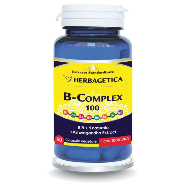 Capsule metabolism - B COMPLEX 100, 60 caps