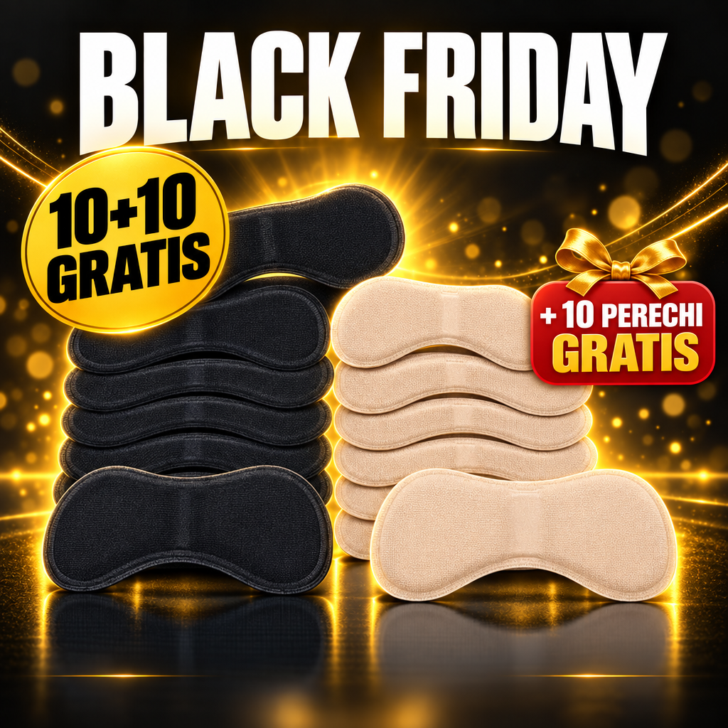 10+10 Pernițe călcâi Black Friday