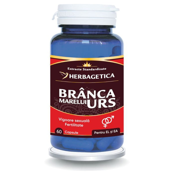 Capsule potenta - BRANCA MARELUI URS, 60 caps