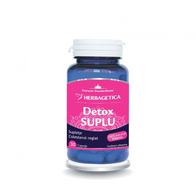 Capsule detoxifiere - DETOX SUPLU, 30 caps