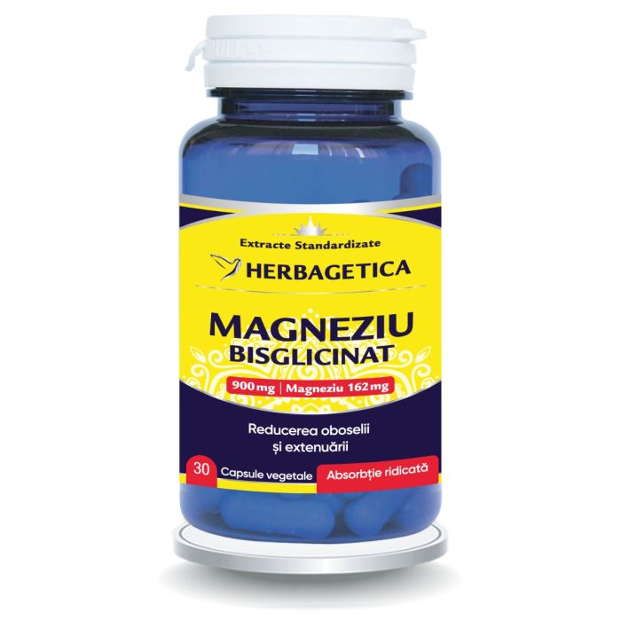 Capsule antistres - MAGNEZIU BISGLICINAT, 30 caps