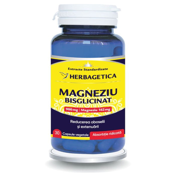 Capsule antistres - MAGNEZIU BISGLICINAT, 60 caps